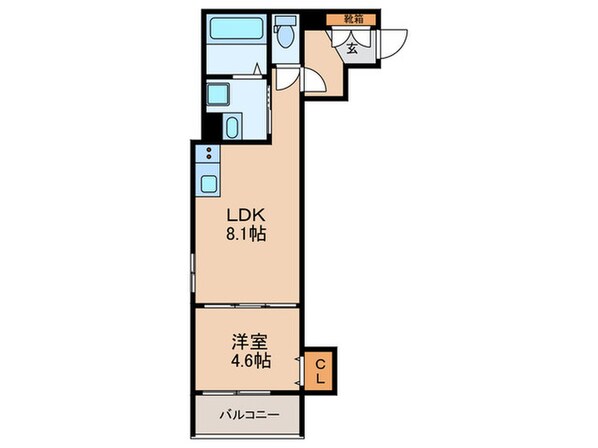 ティアラ北巽の物件間取画像